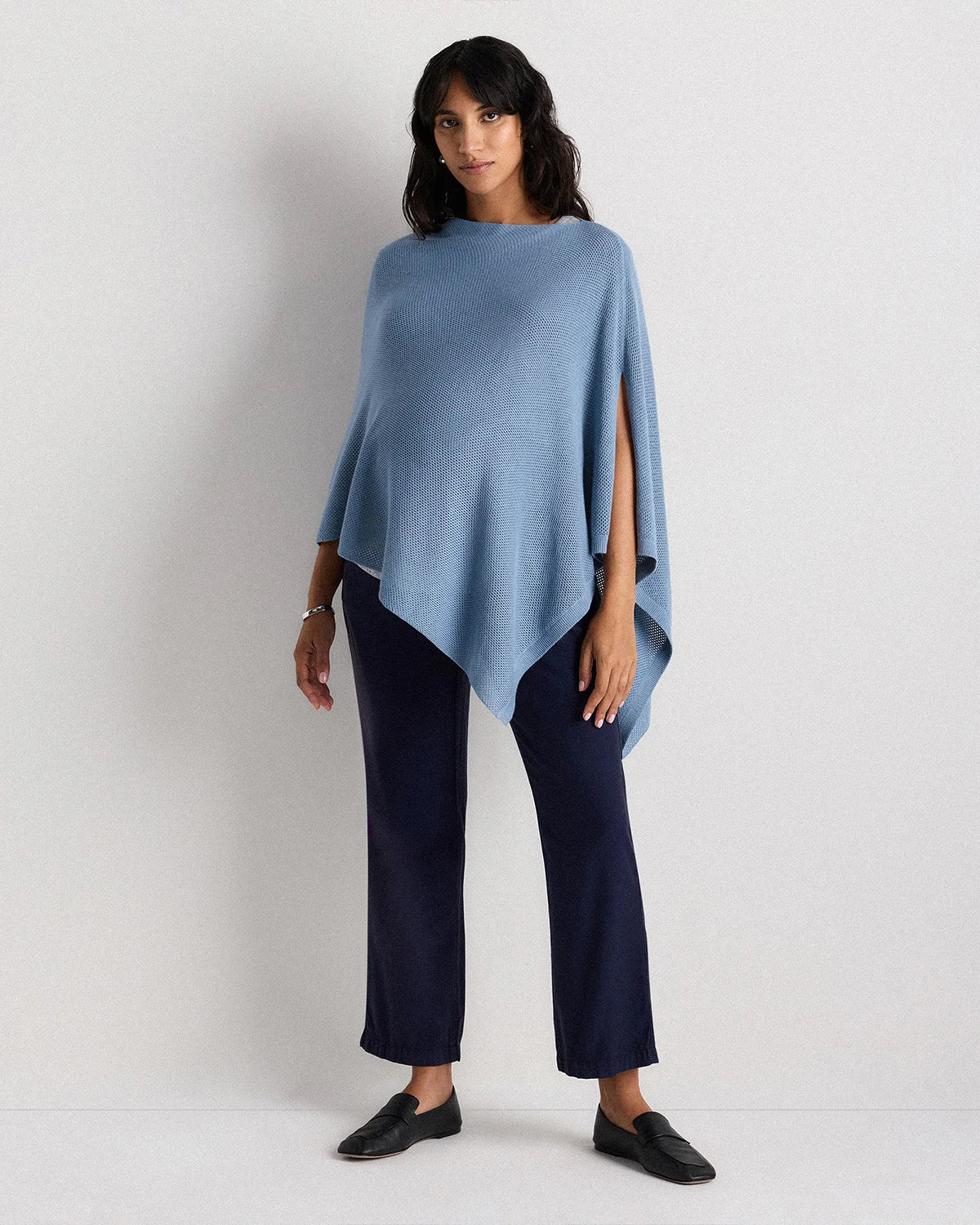 Lightweight Cotton Cashmere Nursing Shawl - One Size / Pale Custard Yellow