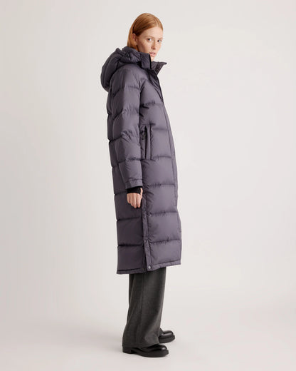 Responsible Down Long Puffer Jacket - XS / Black
