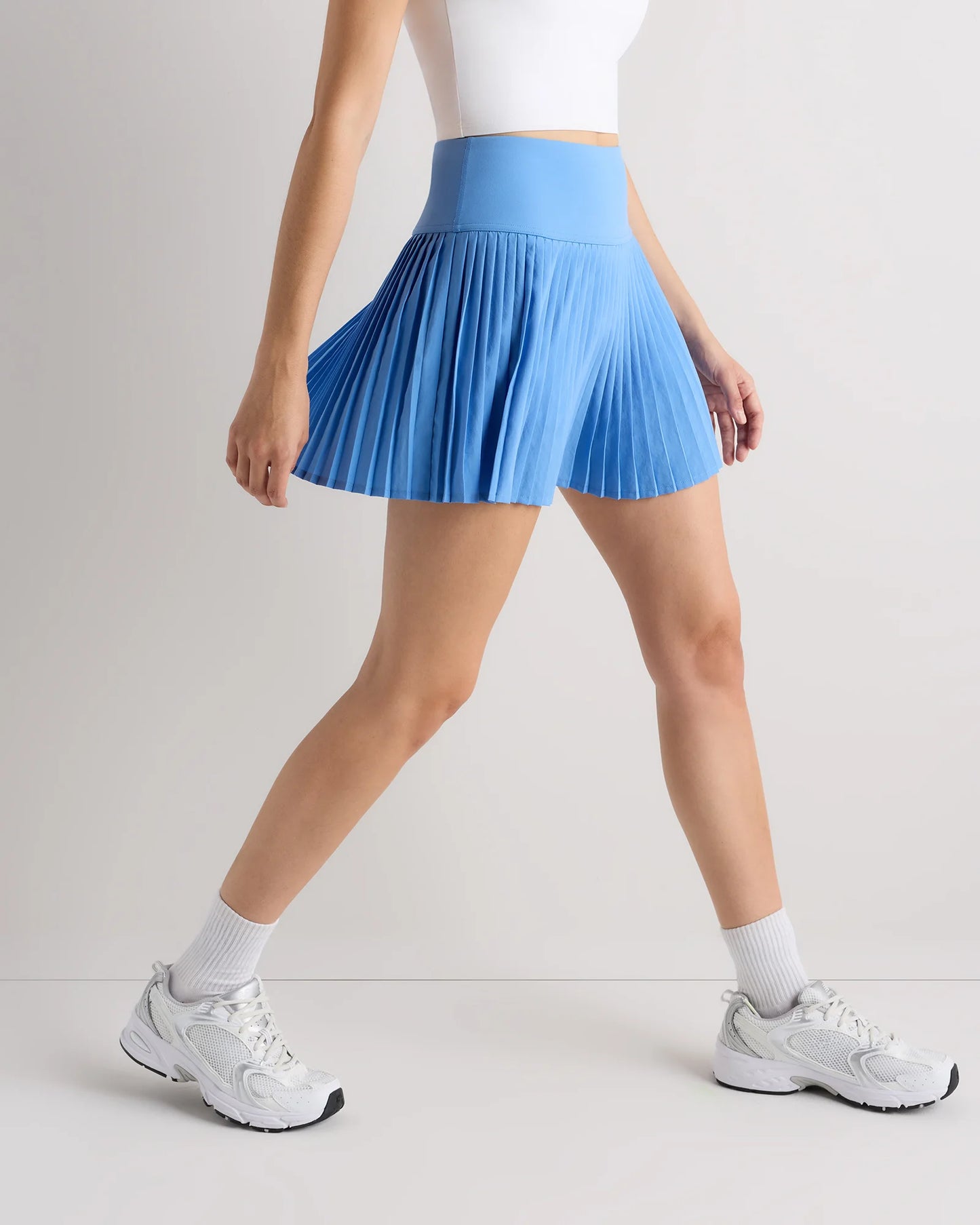 Court Sport Pleated Tennis Skirt - XS / Azul Blue