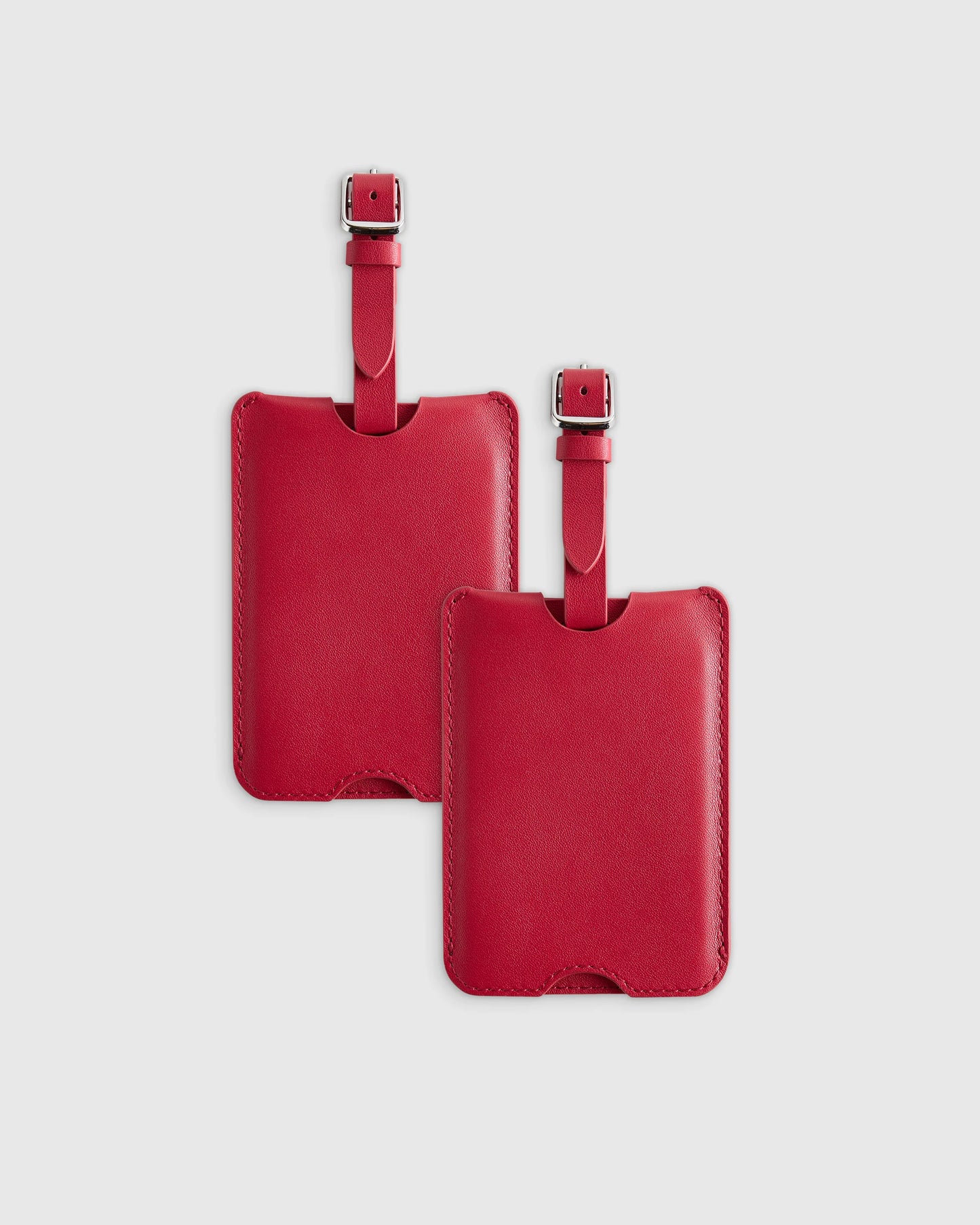 Nappa Leather Luggage Tag (2-Pack) - One Size / Cobalt Blue