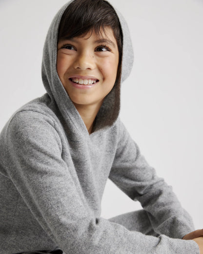 Washable Cashmere Hoodie - 6 / Oatmeal