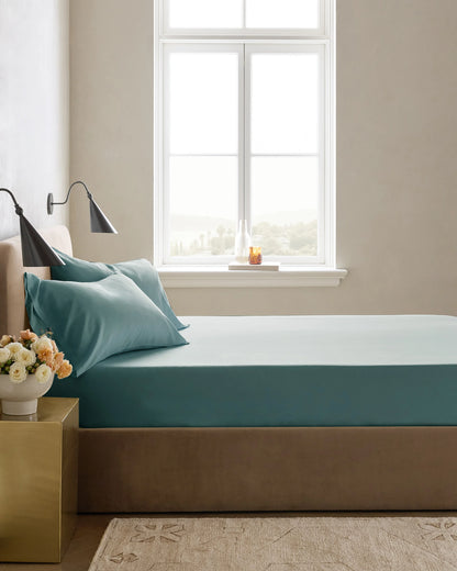 Bamboo Fitted Sheet Set - Twin / Sand