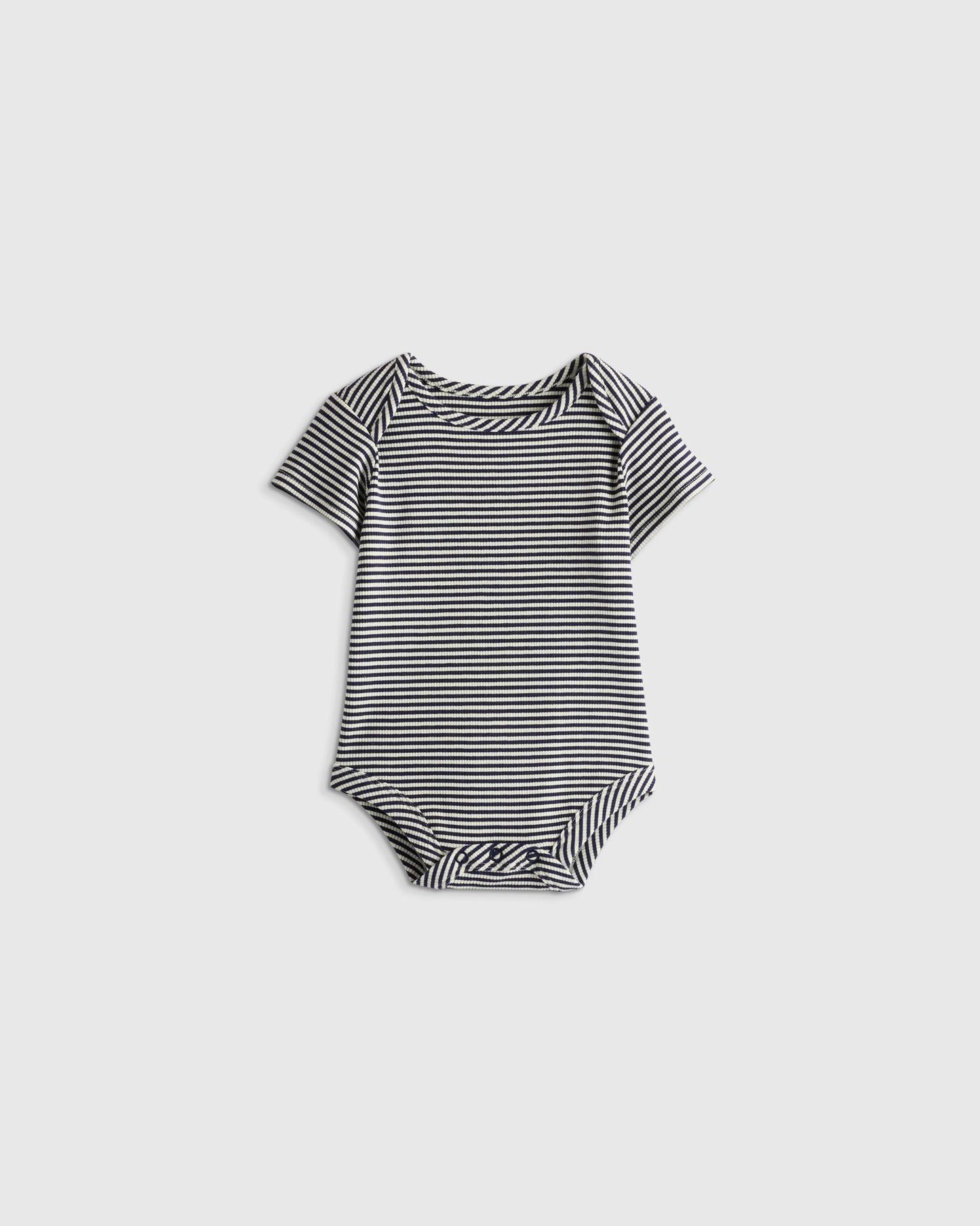Softest Rib Short Sleeve Bodysuit - 0-3M / Deep Sea Blue