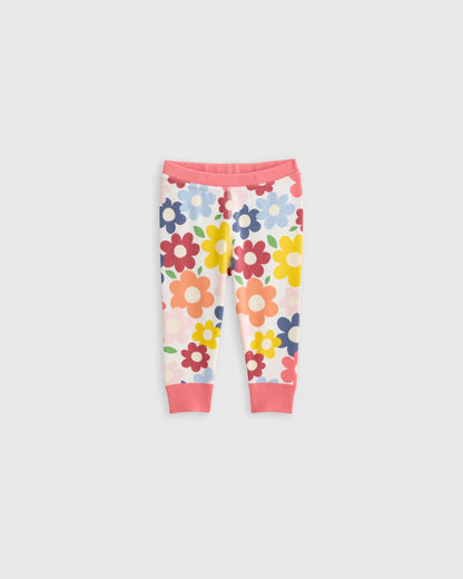 100% Organic Cotton Short Sleeve and Pant Pajama Set - 12-18M / Planets