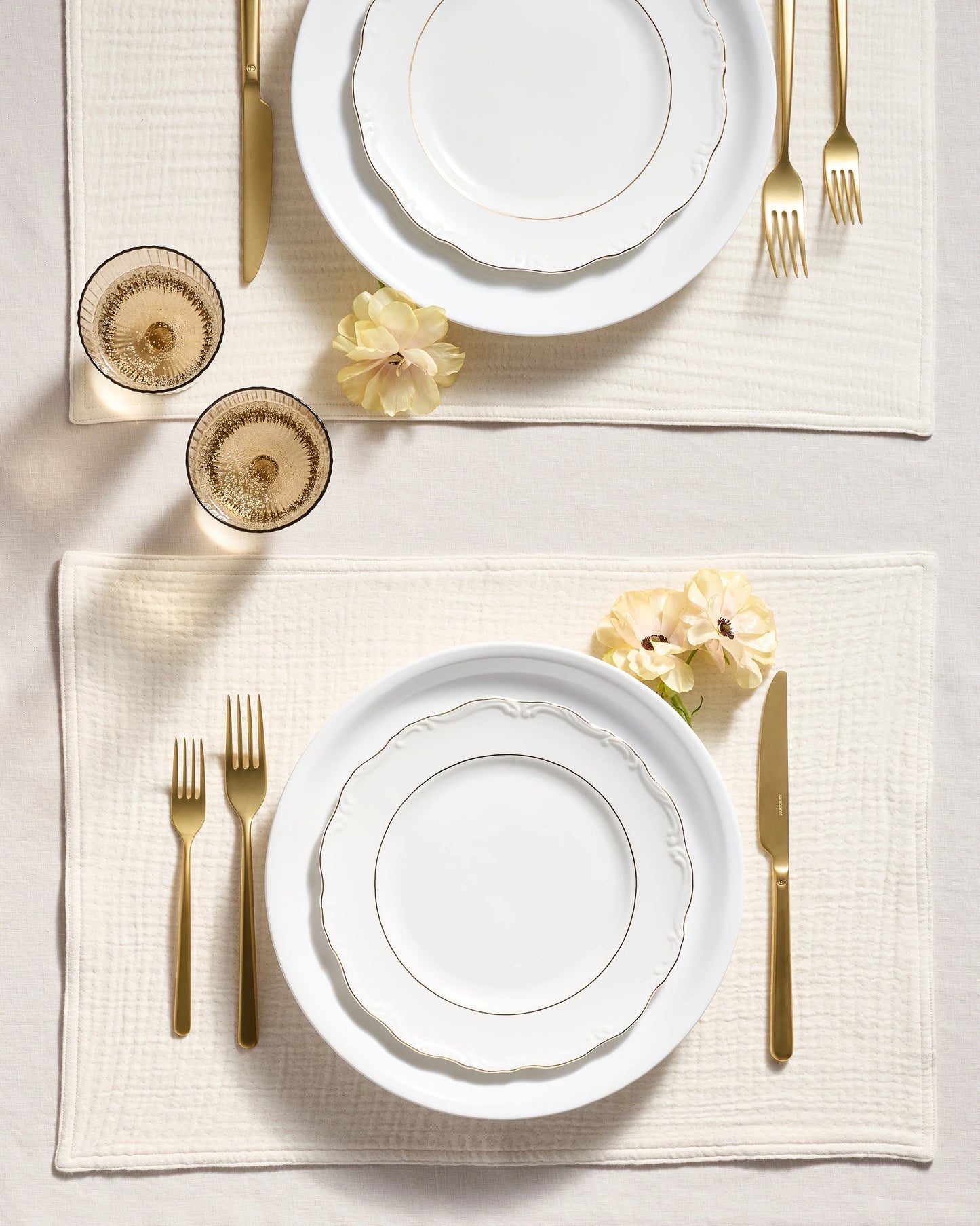 Organic Cotton Gauze Placemats - One Size / Chocolate