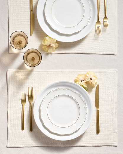 Organic Cotton Gauze Placemats - One Size / Chocolate