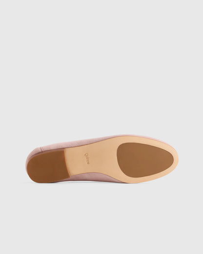 Italian Suede Penny Loafer - 5 / Almond