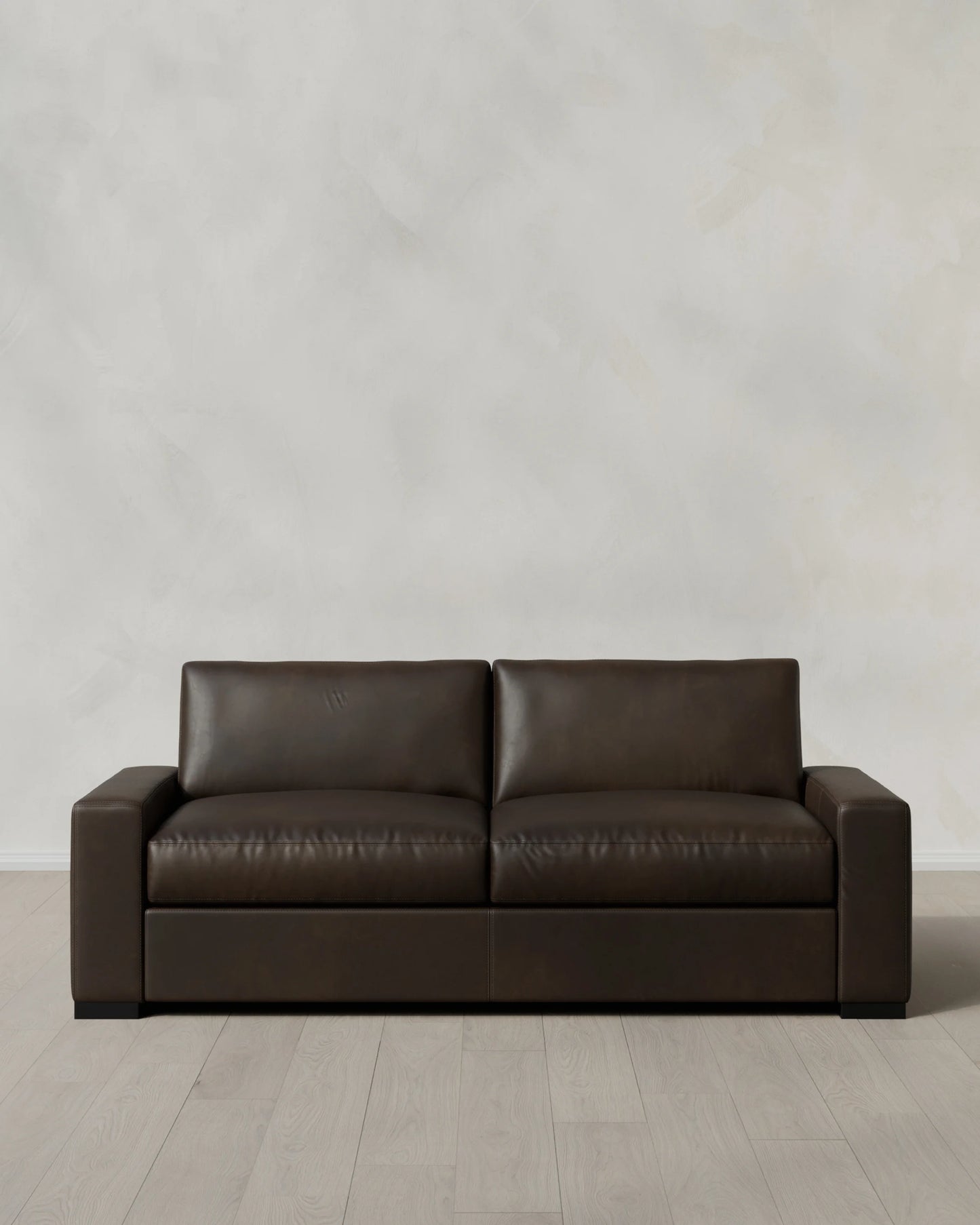 Stillman Sofa in Leather - 7ft / Auburn