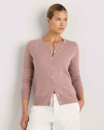 Mongolian Cashmere Cardigan Sweater - XS / Black