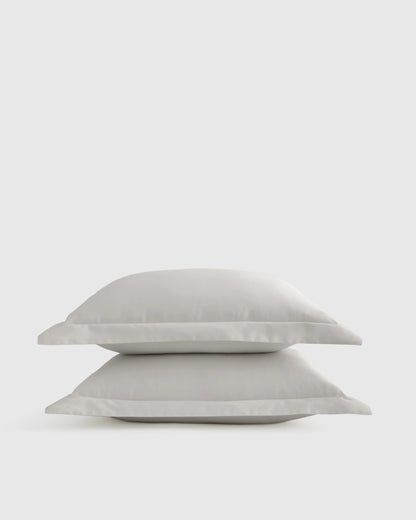 Signature Giza Cotton Sateen Sham Set - Standard / White