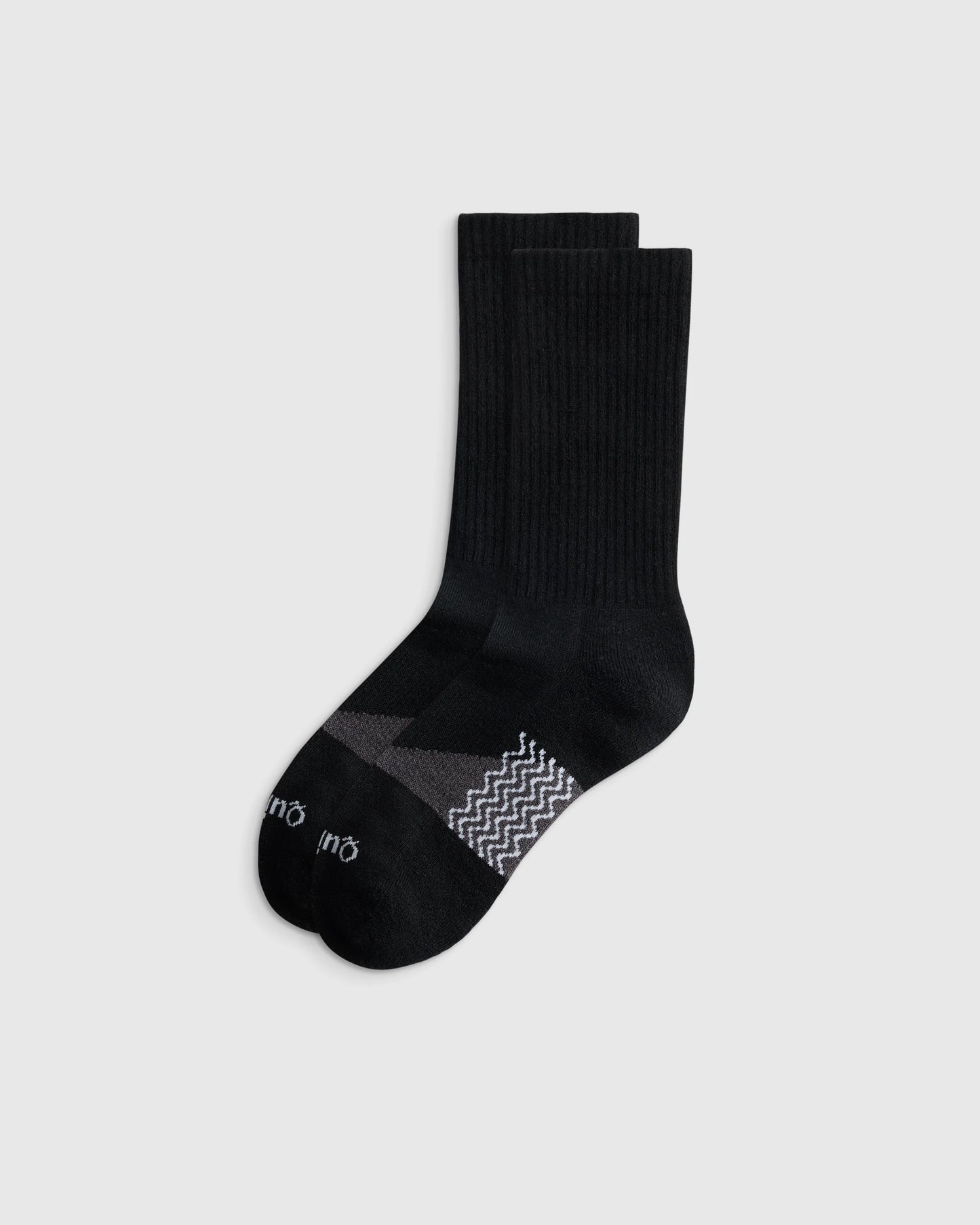 Alpaca Crew Socks (3-Pack) - S / Heather Grey
