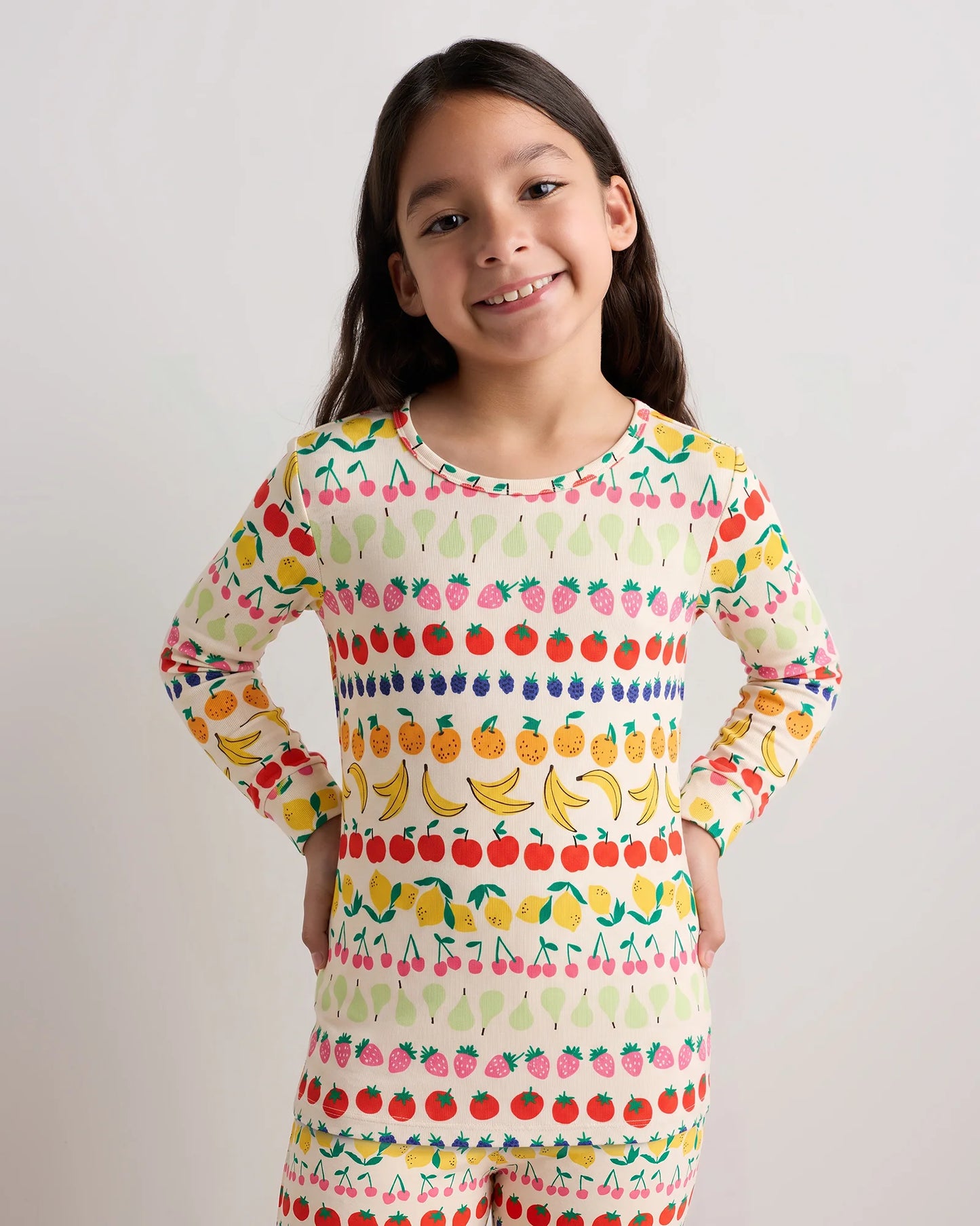 Bamboo Long Sleeve and Pant Pajama Set - 6 / Wildflower Dreams