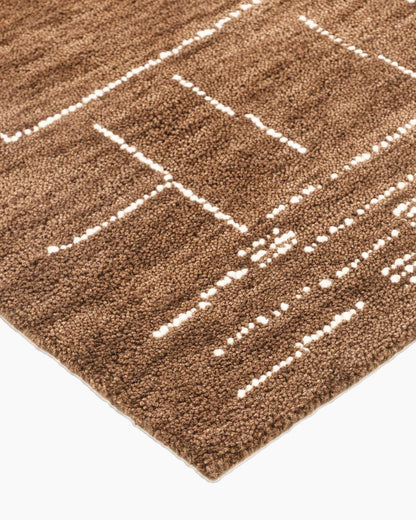Carson Wool Rug - 3' x 5' / Brown