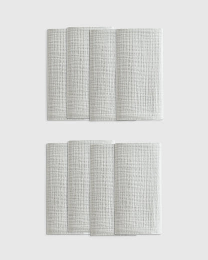 Organic Cotton Gauze Napkins (Set of 8) - One Size / Chocolate