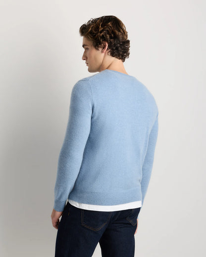 Mongolian Cashmere Crewneck Sweater - XS / Black