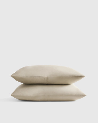 Organic Crisp Percale Sham Set - Standard / White