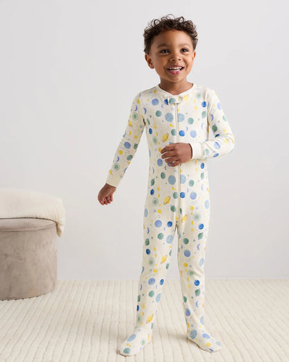 100% Organic Cotton Footie Pajama - 2T / Vehicles
