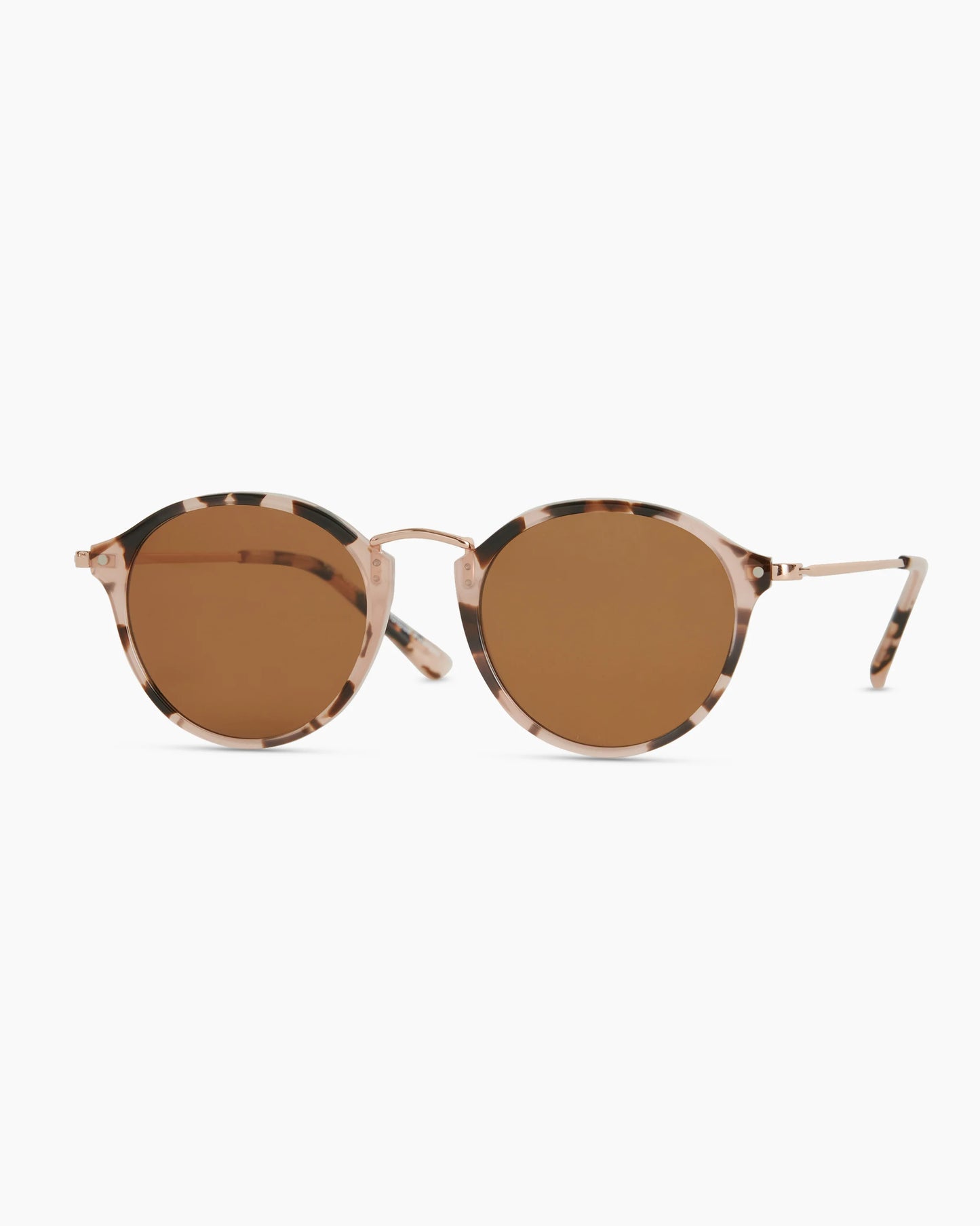 Ryder Polarized Acetate Sunglasses - One Size / Fawn Tortoise with Brown lens