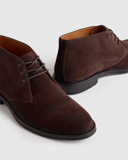Heritage Suede Chukka Boot - 7 / Charcoal