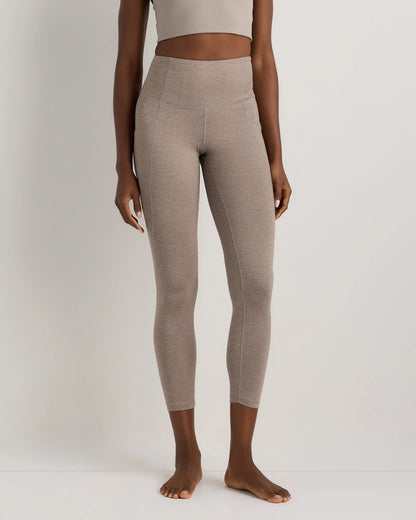 Ultra-Soft High-Rise Pocket Legging - XS / Heather Espresso