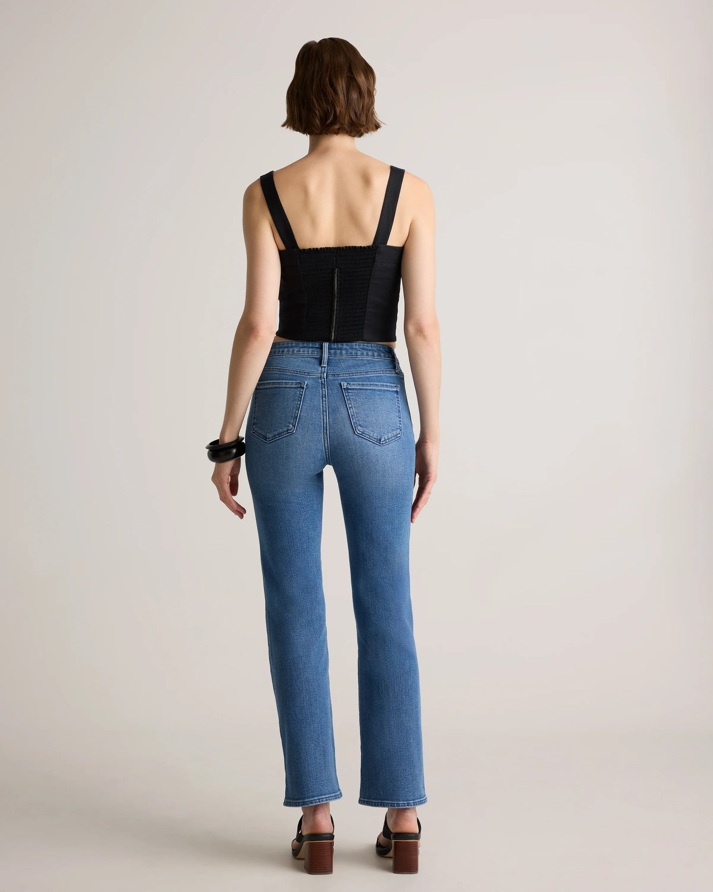 Bella Stretch Straight Jeans - 24 / Midnight Blue