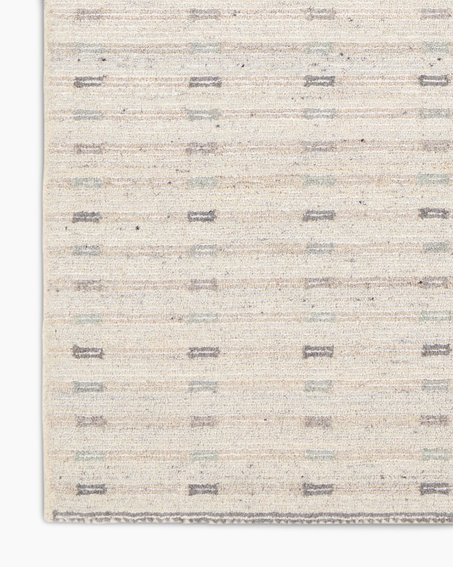 Noa Wool Rug - 5' x 8' / Light Grey