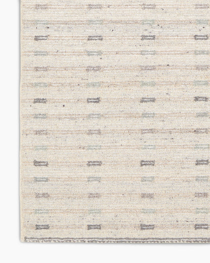Noa Wool Rug - 5' x 8' / Light Grey