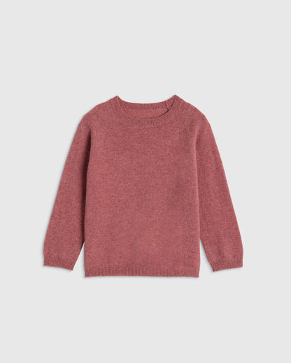 Washable Cashmere Crewneck Sweater - 2T / Forest Floor Green