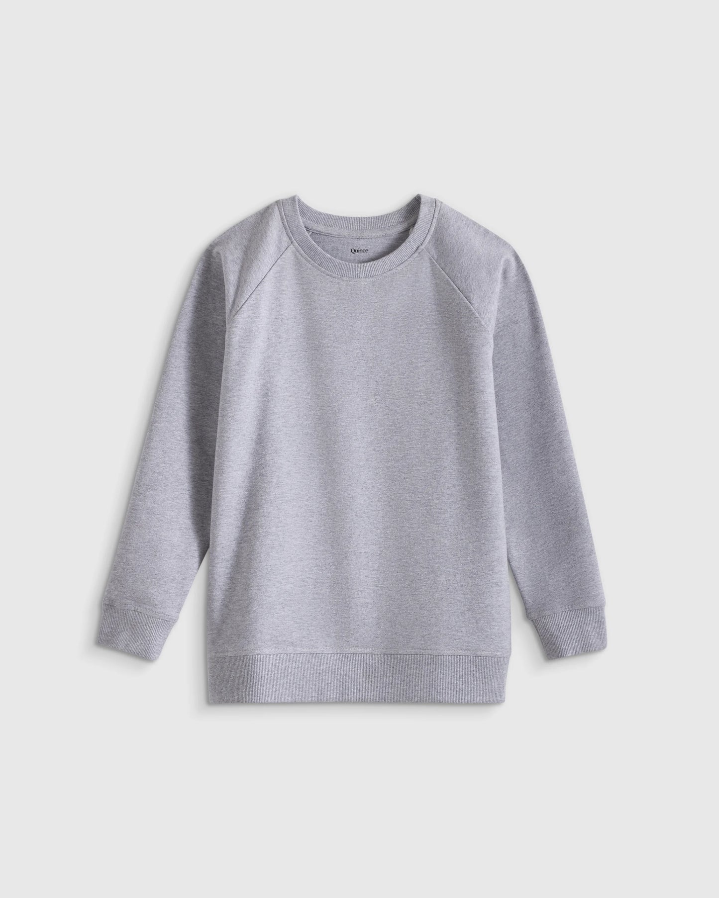 Organic Cotton French Terry Crew Neck Sweatshirt - 6 / Heart Graphic