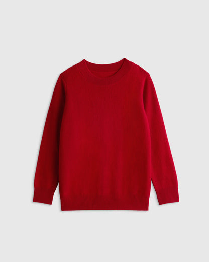 Washable Cashmere Crewneck Sweater - 6 / Heather Grey