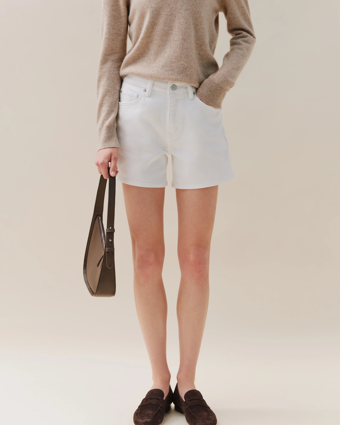 Bella Stretch Vintage Shorts - 24 / Obsidian Blue Fray