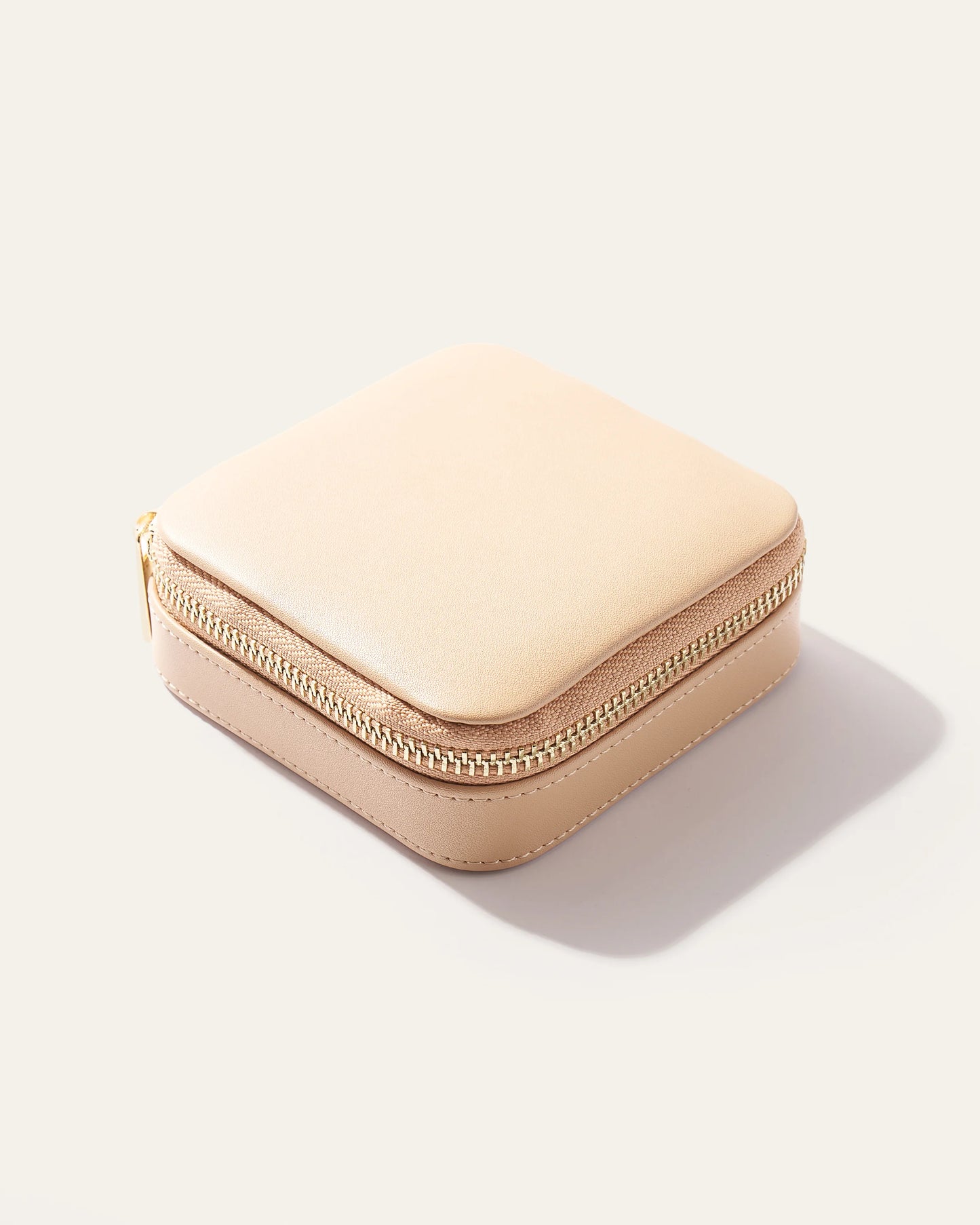 Leather Jewelry Travel Case - One Size / Black