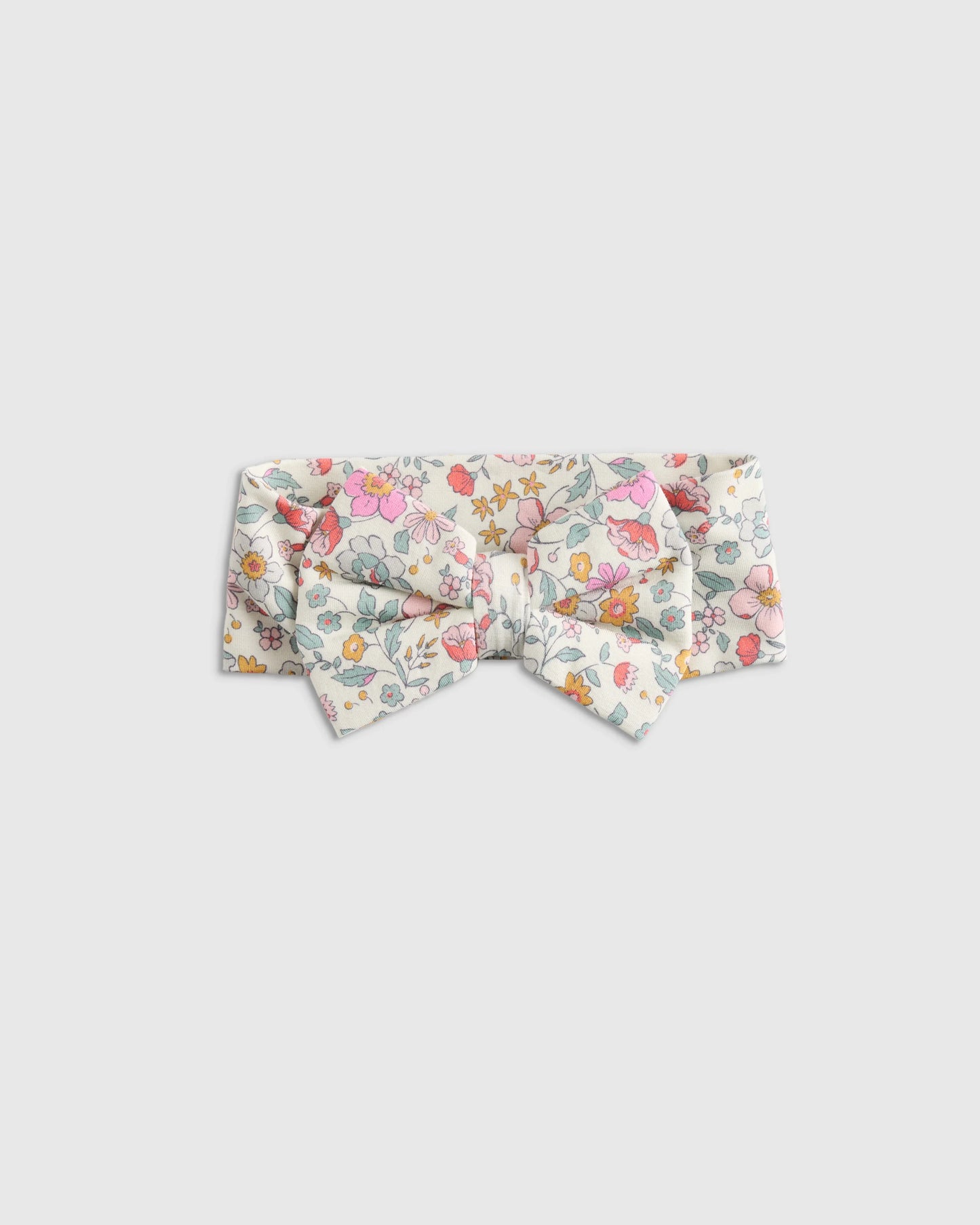 Bamboo Swaddle & Bow Layette Set - One Size / Soft Ditsy Floral