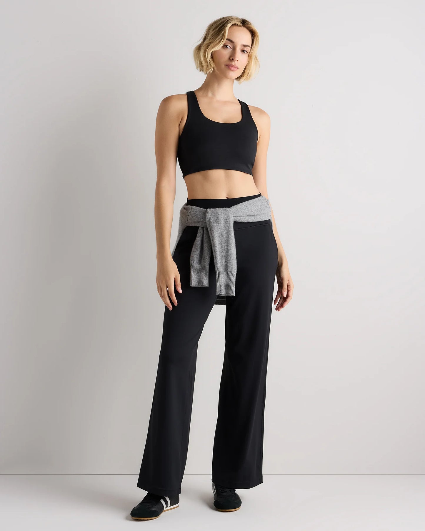 Ultra-Form High-Rise Wide Leg Pants - XS / Black