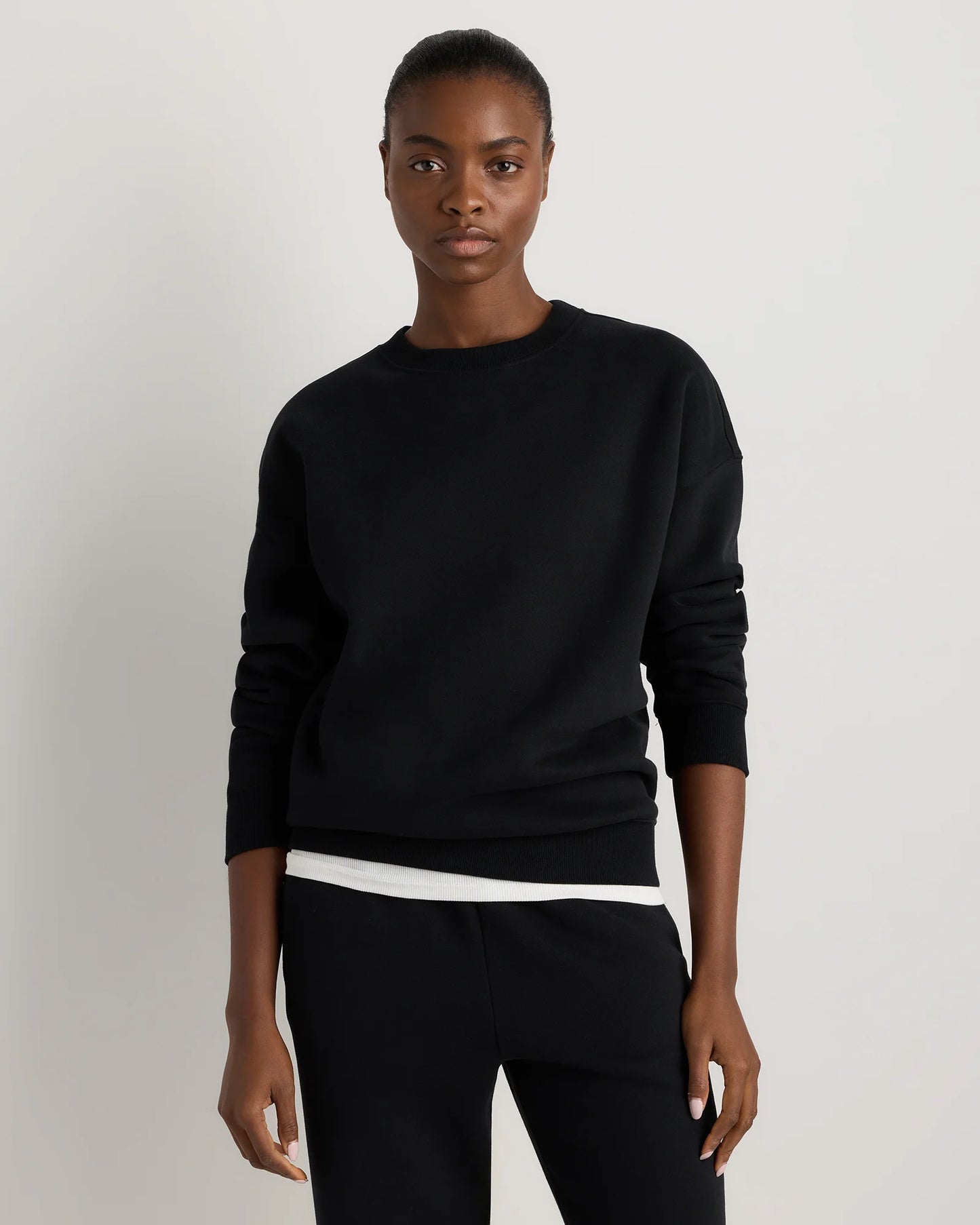 Everyday Fleece Crew - XS / Coastal Sage