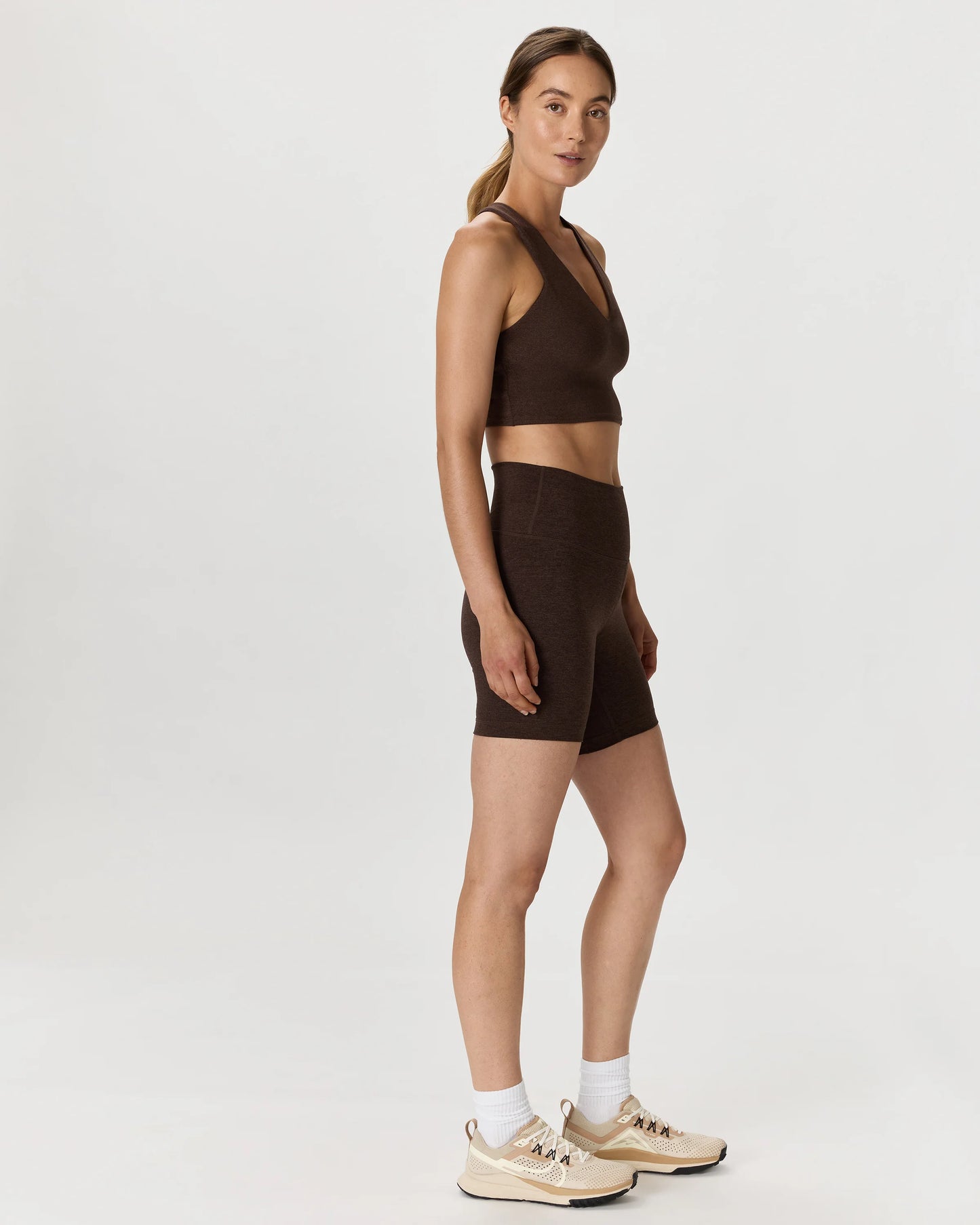 Ultra-Soft Bike Short - XS / Heather Espresso