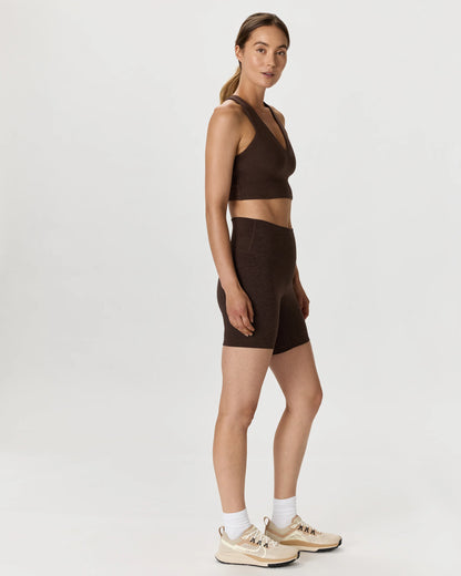 Ultra-Soft Bike Short - XS / Heather Espresso