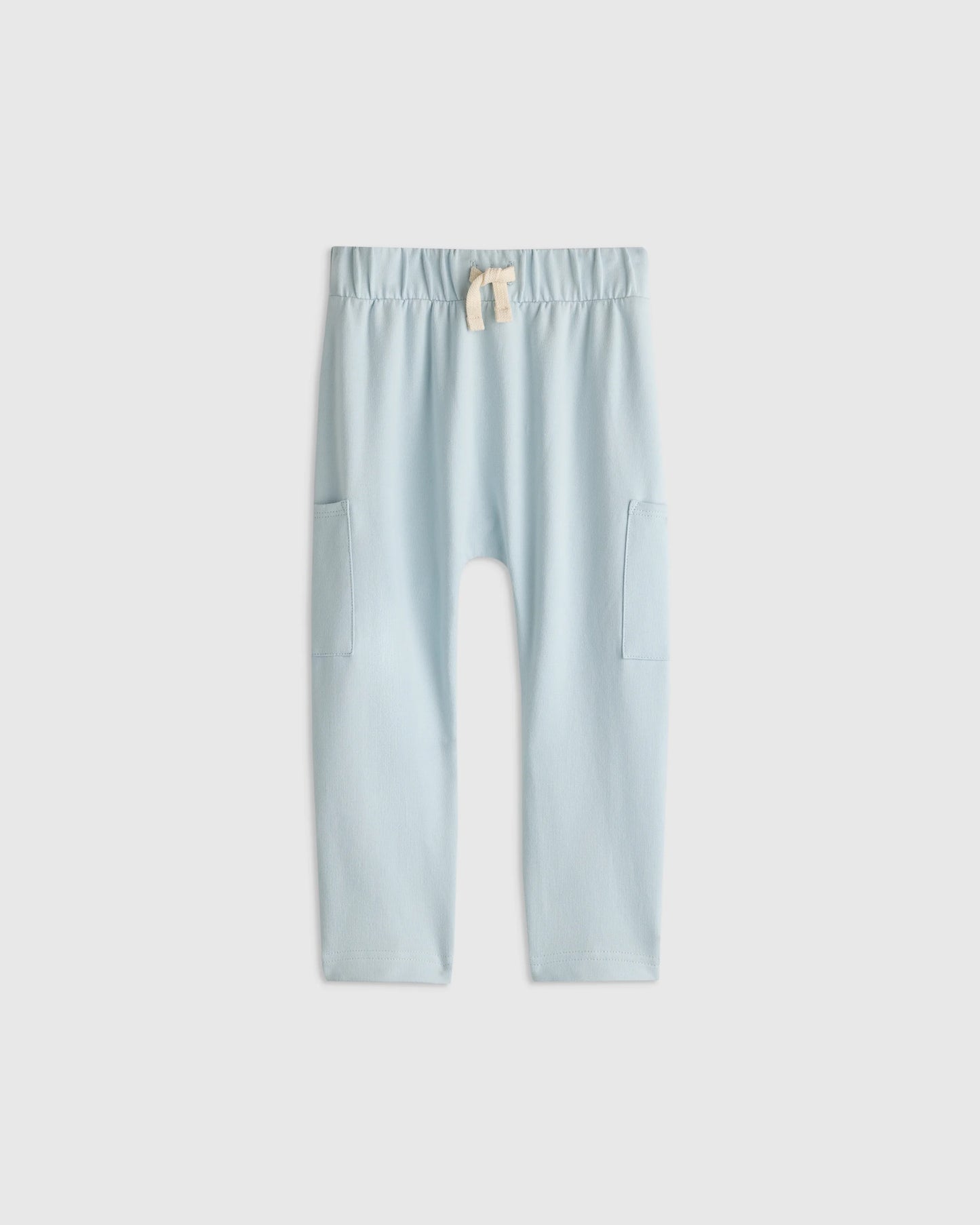Organic Cotton French Terry Pocket Pants - 2T / Vintage Blue
