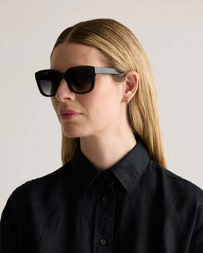 Barcelona Polarized Acetate Sunglasses - One Size / Tortoise with Brown Gradient lens