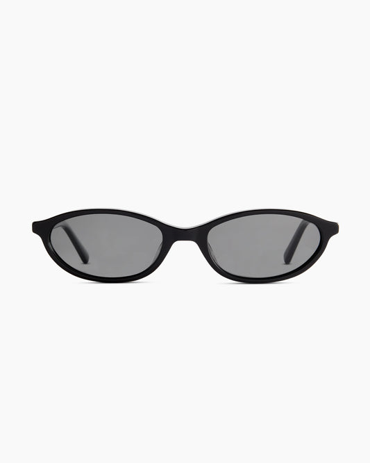 Amalfi Polarized Acetate Sunglasses - One Size / Black with Grey lens