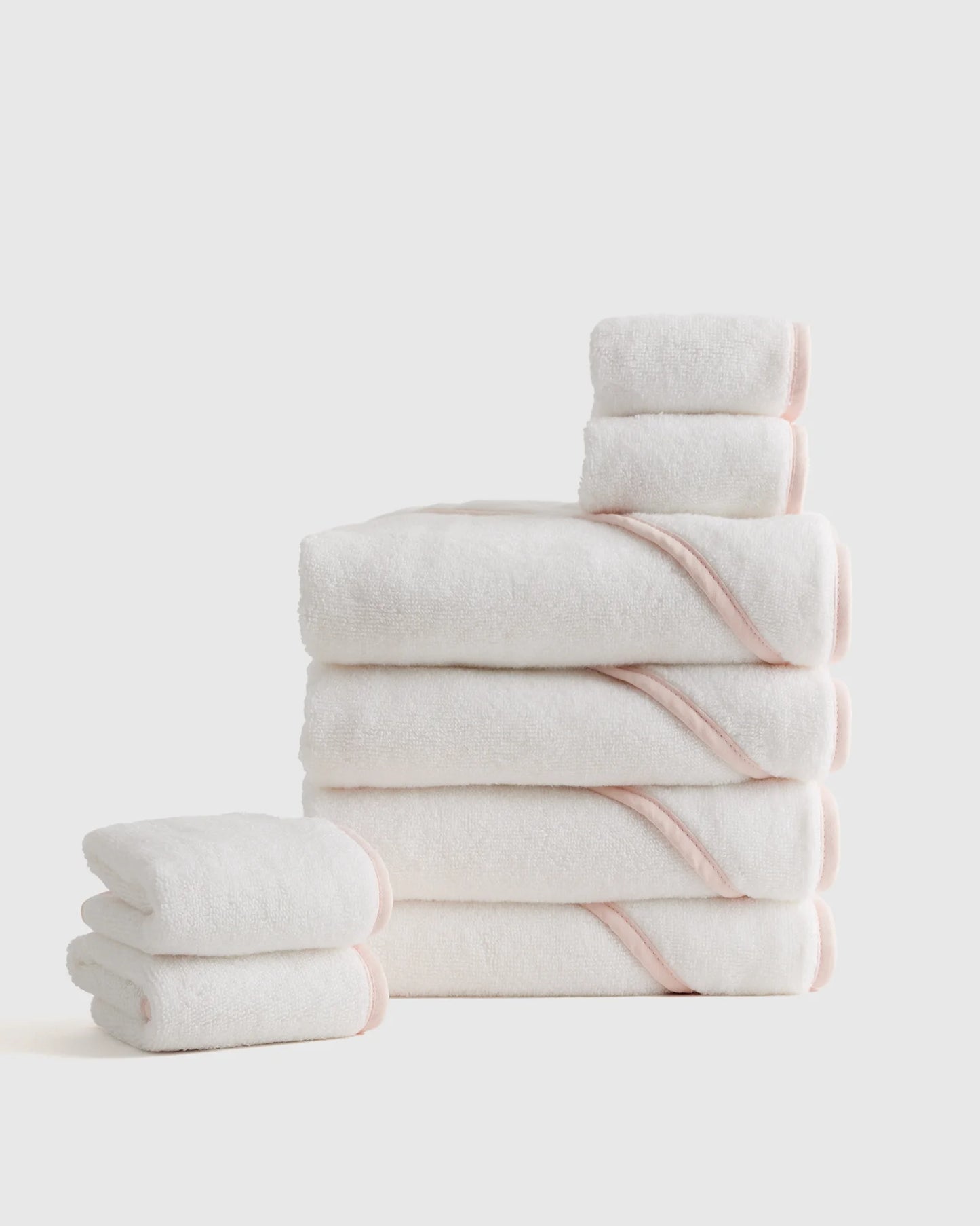 Organic Turkish Cotton Baby Bath Bundle 8-Pack - One Size / Light Blue