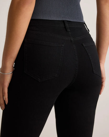 Bella Stretch Kick Flare Jeans - 24 / Deep Rinse
