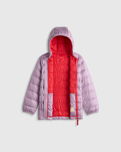 Lightweight Down Hooded Puffer Jacket - 2T / Tidepool