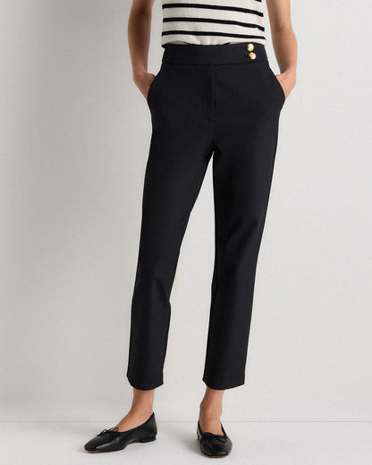 Scuba Slim Ankle Pants - 0 / True Black
