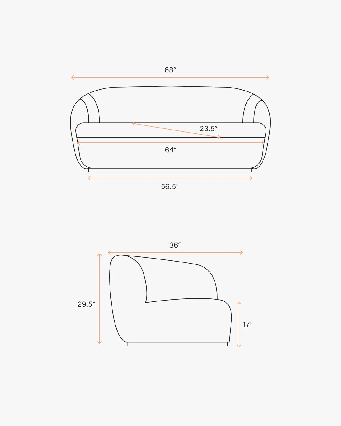 Performance Boucle Loveseat - One Size / Ivory