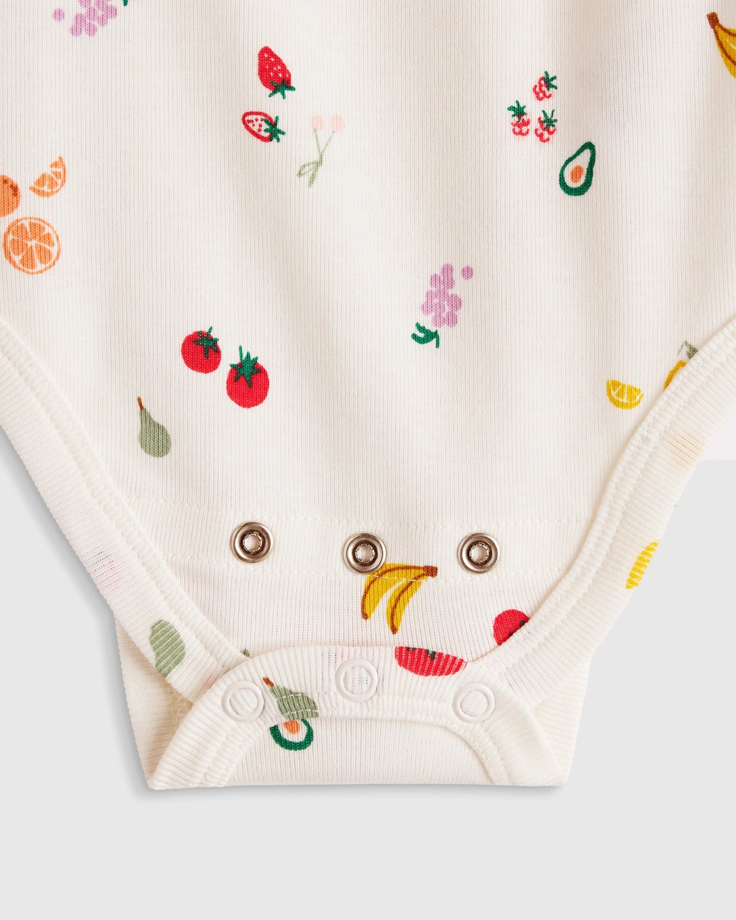 100% Organic Cotton Long Sleeve Bodysuit - 0-3M / Safari