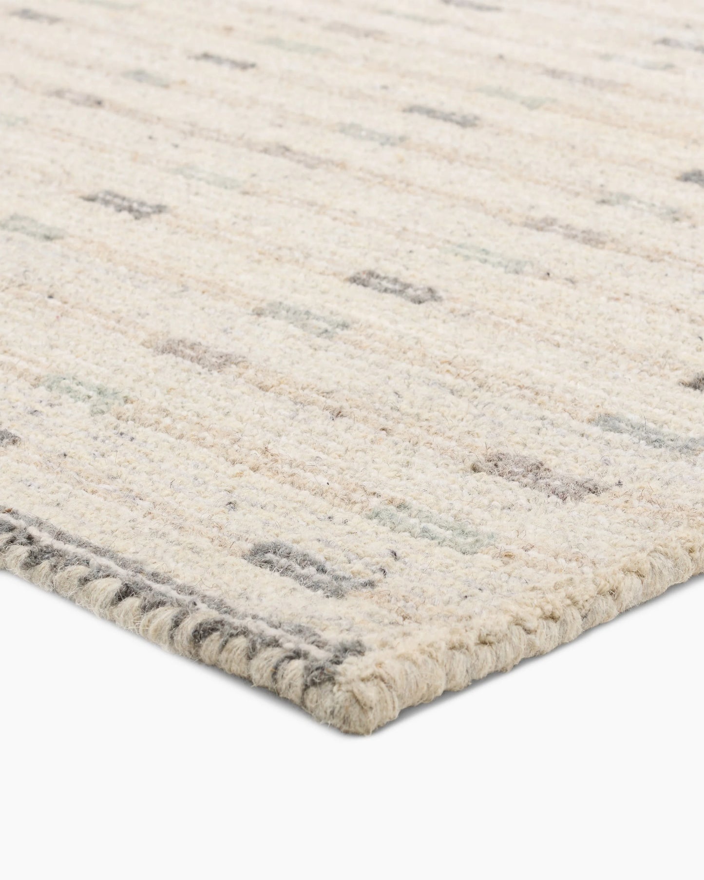 Noa Wool Rug - 5' x 8' / Light Grey