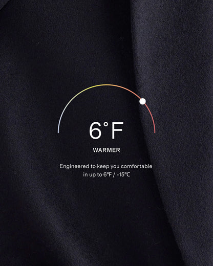 Italian Wool Cocoon Coat - XS / Black