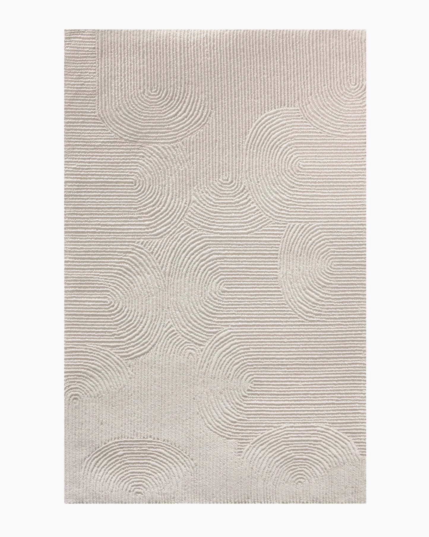 Asher Tufted Wool Rug - 3' x 5' / Ivory