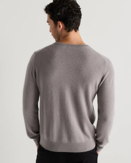Mongolian Cashmere Crewneck Sweater - XS / Black